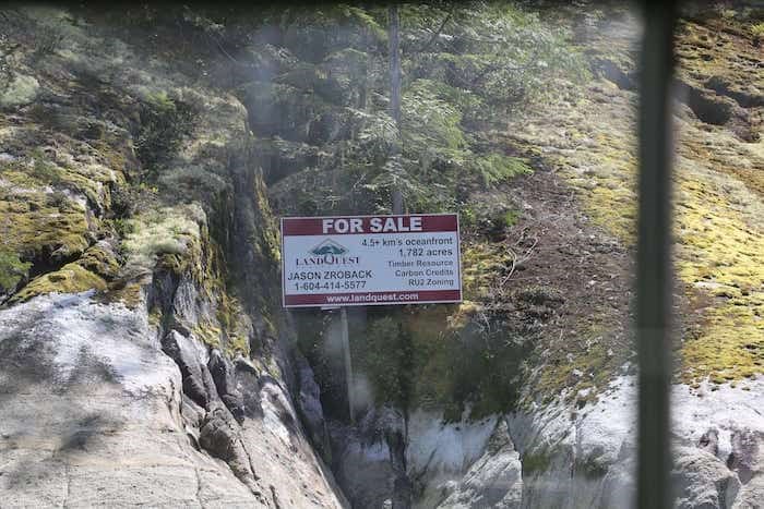  Princess Louisa Inlet for sale sign Photo: Elana Shepert / Vancouver Is Awesome