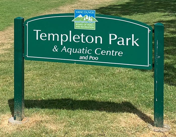  It's Templeton Park & Aquatic Centre and Poo as of June 2019. Photo submitted