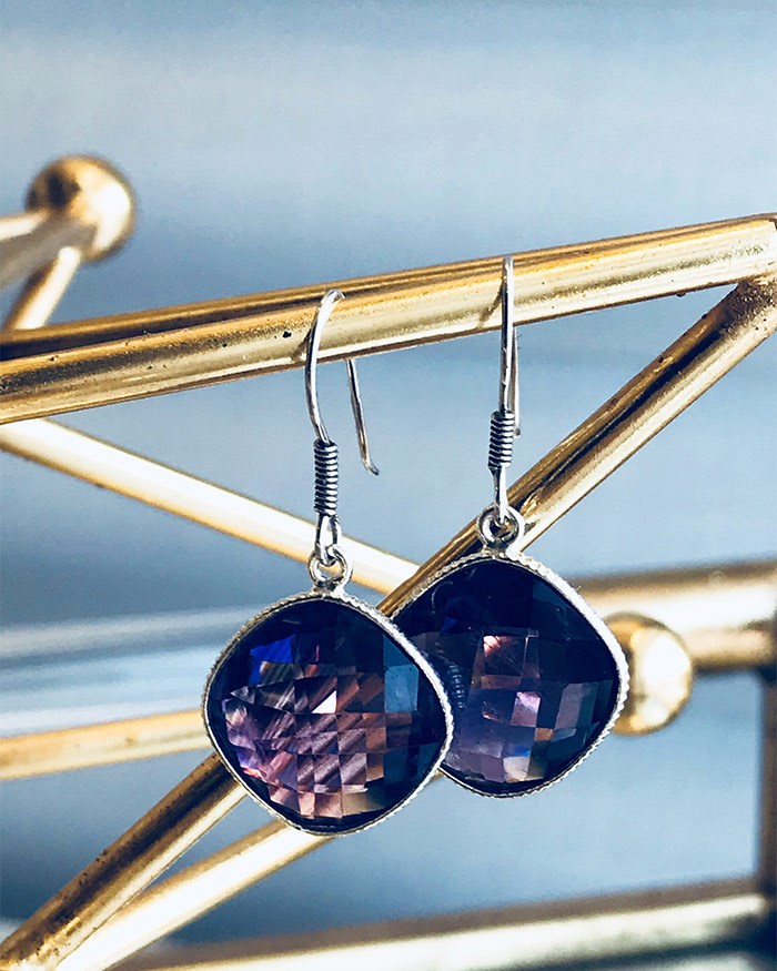  Amethyst earrings, Photo: Silver Street Jewellers