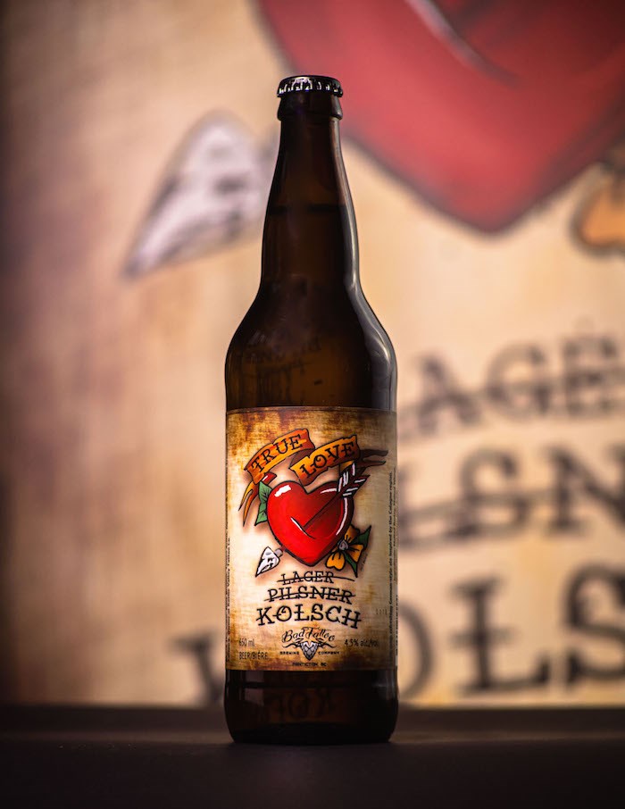  True Love Kölsch by Bad Tattoo Brewing. Photo courtesy BC Ale Trail