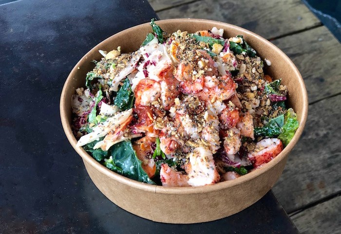  Spicy Thai Slaw with lobster. Photo by Lindsay William-Ross/鶹ýӳ