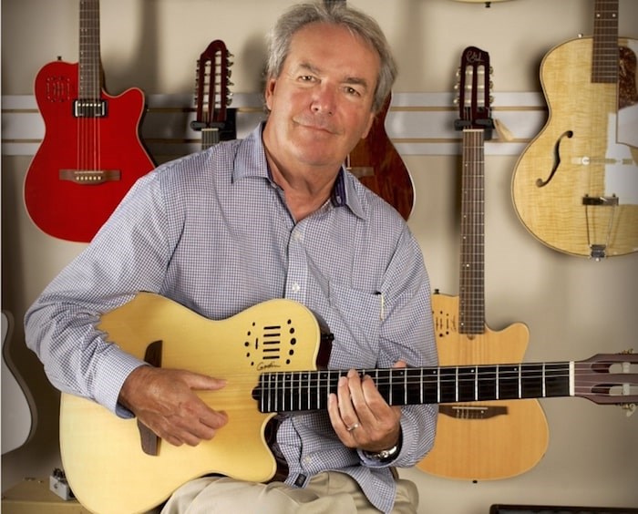  Master luthier Robert Godin’s masterclass kicks off at 2:15 p.m. Saturday, June 29. Photo courtesy Vancouver International Guitar Festival