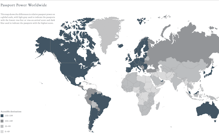  Photo: Henley & Partners Passport Index