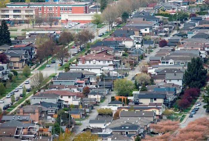  Homes are pictured in Vancouver, Tuesday, Apr 16, 2019. The benchmark price of a home in Metro Vancouver fell below $1 million for the first time since May 2017 last month.THE CANADIAN PRESS/Jonathan Hayward