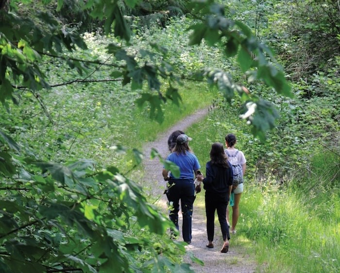  The trail is short enough that students or staff could walk it between classes - Photo by Mike Wakefield/North Shore News