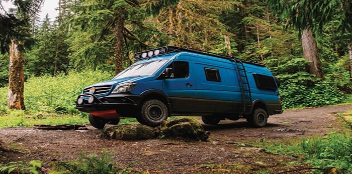  North Vancouver’s Nomad Vanz takes the empty shell of a Mercedes Sprinter van and converts it into a dream vehicle for off-the-grid travel. photo supplied Nomad Vanz