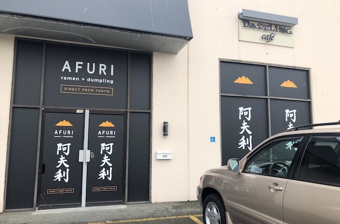  Afuri Ramen + Dumpling is moving in where Dazzling Cafe previously was. Photo by Lindsay William-Ross/Vancouver Is Awesome