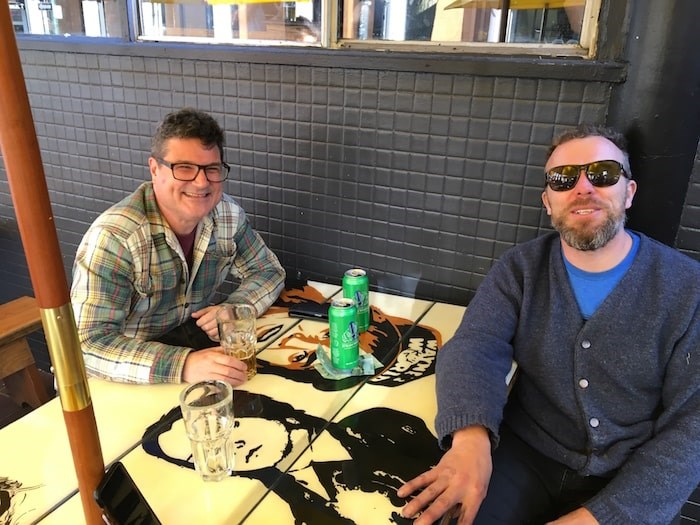  Grant Lawrence’s bandmates in the Smugglers, Beez and Nick Thomas, spent many a blurry hour at the Cambie back in the day. Photo by Grant Lawrence/Vancouver Is Awesome