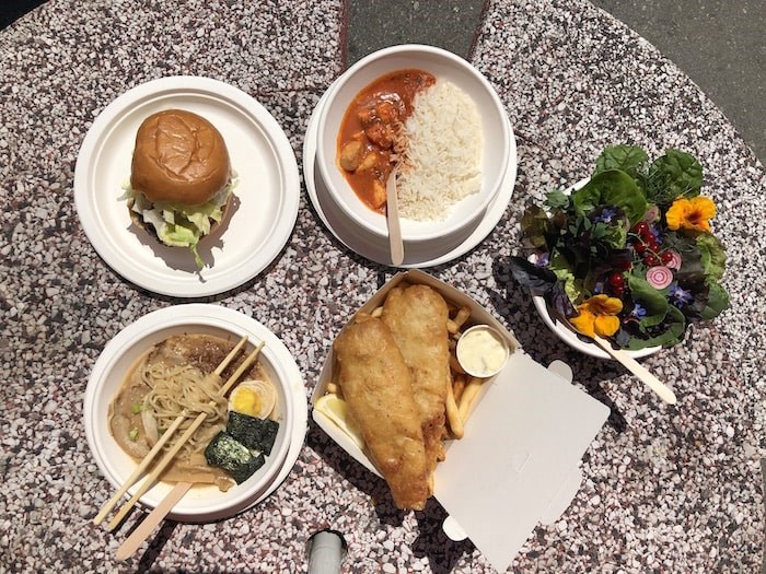  Ramen, burgers, Vij's curry, a salad of greens grown on local golf courses, and Ocean Wise cod fish and chips are all on the menu this summer at some of Vancouver's city-run concessions stands. Photo by Lindsay William-Ross/鶹ýӳ