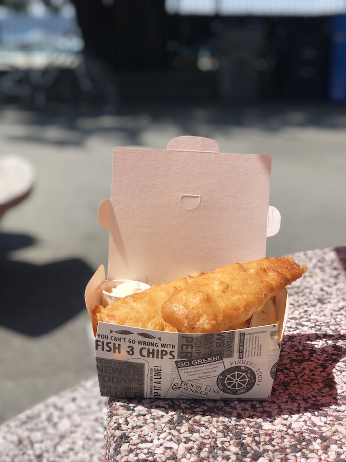  Fish and Chips by the Second Beach Pool. Photo by Lindsay William-Ross/Vancouver Is Awesome