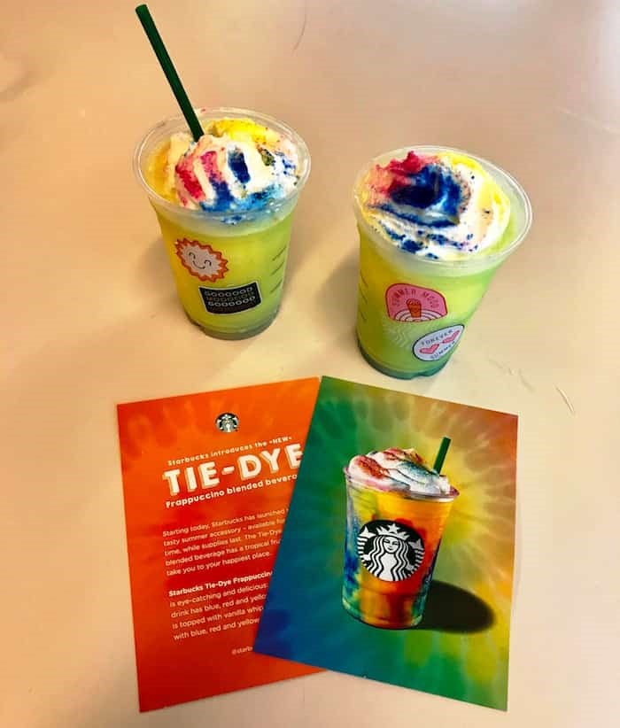 Get Starbuck's new summer drink, the Tie-Dye, delivered straight to your door with Uber Eats. Photo: Sandra Thomas