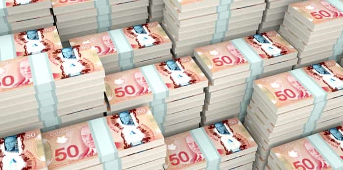  Photo: 3D Illustration Canadian money / Shutterstock