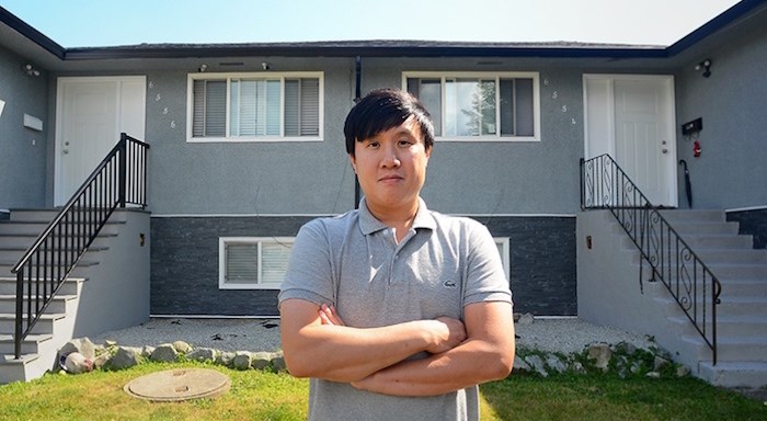  Jason Chow says the city is leaving him with no choice but to evict tenants from his North Burnaby duplex. Photo by Cornelia Naylor/Burnaby NOW