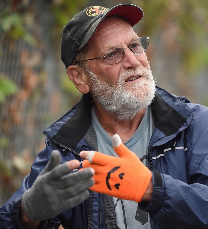  Charles Bafford during his rounds. Photo by Dan Toulgoet/Vancouver Courier