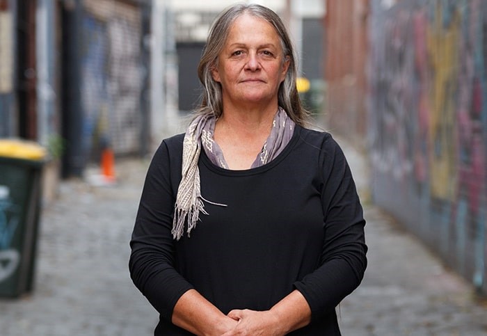  Australian Indigenous artist/activist Vicki Couzens (Gunditjmara) will be the first international artist-in-residence in the Blue Cabin Floating Artist Residency program from Sept. 15 to Oct. 31. Photo: Supplied