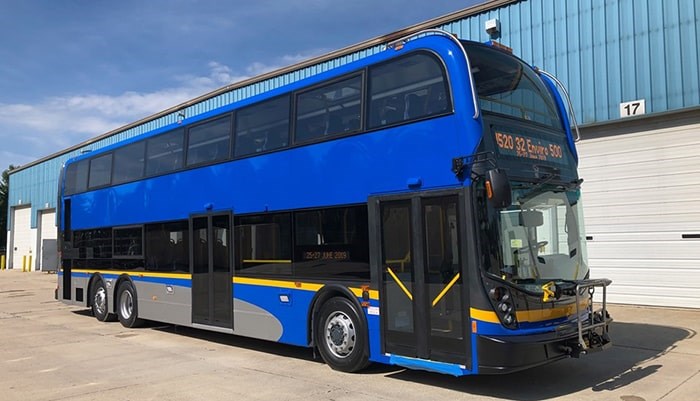 You’ll be able to ride a TransLink double-decker bus this fall. Photo: TransLink Facebook