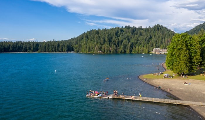  25 new cabins are now available at Cultus Lake Provincial Park. Photo: Istock