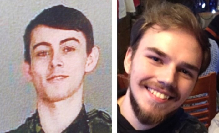  Bryer Schmegelsky, left, and Kam McLeod. Photo via RCMP