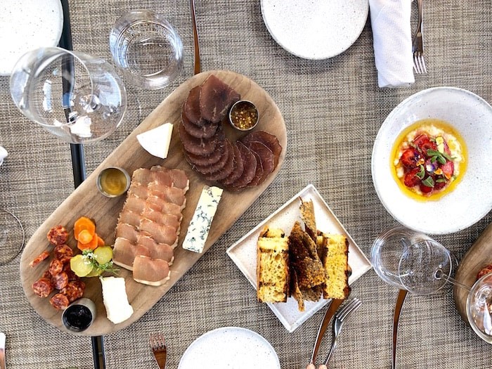  Among the offerings at the Terrace Restaurant at Mission Hill is a charcuterie platter featuring house-cured B.C. meats, and locally-sourced fresh cheese. Photo by Lindsay William-Ross/Vancouver Is Awesome