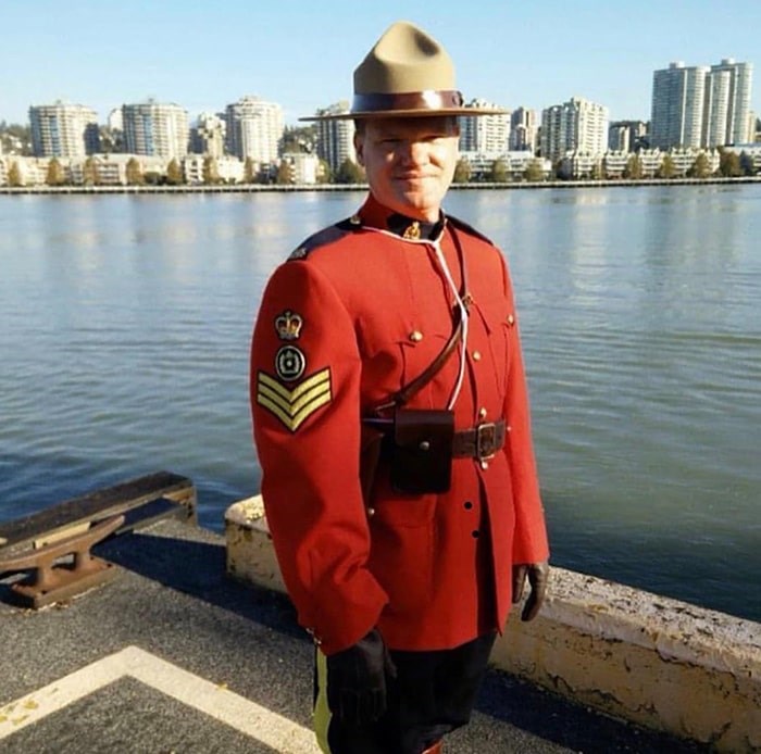  BC RCMP Senior Sergeant Brent Elwood was the man who stopped to help Krisi Ferris on the Downtown Eastside in 2006. Photo courtesy of Brent Elwood