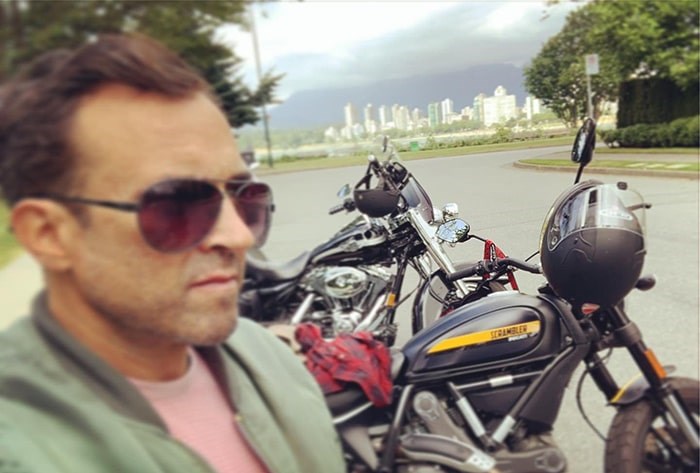  Gabe Khouth died while riding his motorcycle. Photo: Gabe Khouth/Twitter
