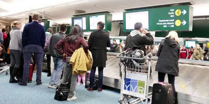  Luggage carousel at YVR Airport. Photo: Richmond RCMP