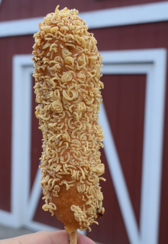  Cheesy Ramen Corndog. Photo courtesy PNE