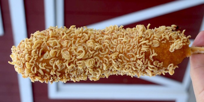  Cheesy Ramen Corndog. Photo courtesy PNE