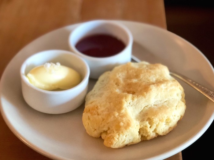  Biscuit with jam and butter. Photo by Lindsay William-Ross/Vancouver Is Awesome