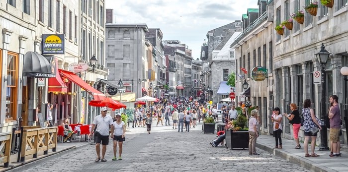  Strolling the streets of Old Montreal. BakerJarvis / Shutterstock.com