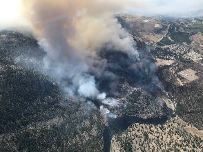  The Eagle Bluff Fire near Oliver, B.C. Photo by 