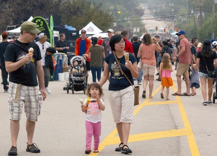  Pedestrians instead of traffic will be clogging St. Johns Street in Port Moody on Sunday, Aug. 18, as the city hosts its third annual Car-Free Day. Tri-City News file photo