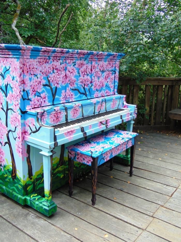  The Pianos on the Street program brings artfully designed pianos to unexpected outdoor public places including the Richmond Nature Park. Photo submitted