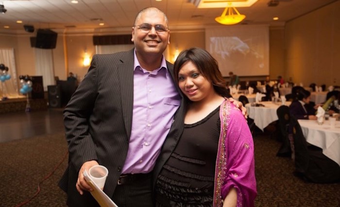  Alex Sangha, left, has written to New Westminster city council on behalf of Sher Vancouver, seeking the city's support of a memorial for January Marie Lapuz, right. Sangha, the founder of Sher Vancouver, was a close friend of Lapuz, who was murdered in New Westminster in 2012. Photo contributed.