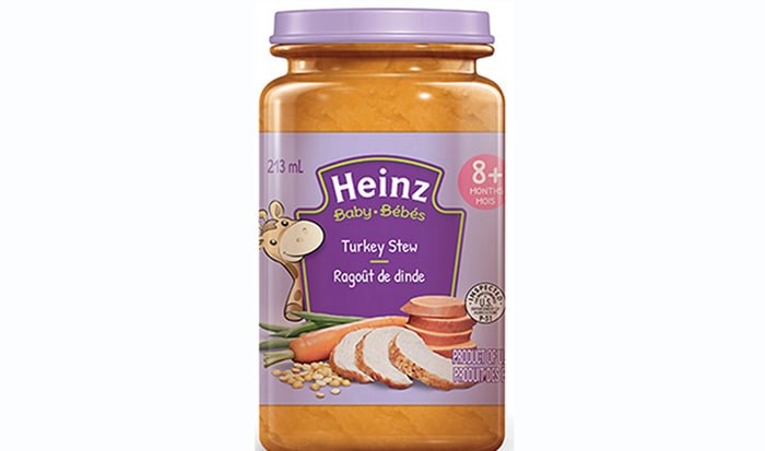  The recall was issued for Heinz Turkey Stew 8+ Months baby food on Aug. 16.