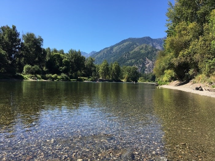  Besides the Bavarian theme, Leavenworth has also embraced its natural surroundings. In the summer you can tube down the winding Wenatchee River, which offers views of towering mountains on all sides. Photo Grant Lawrence