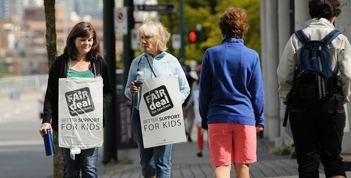  The B.C. Teachers’ Federation and its employer are in mediation over their expired contract, with several dates set for the last two weeks of August in hopes of avoiding a strike. File photo Dan Toulgoet