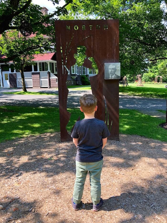  This interactive art explains a bit about the life of Mr. Norton. Photo by Lindsay William-Ross/Vancouver Is Awesome