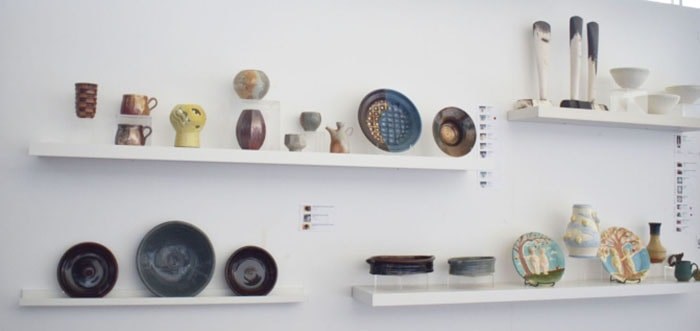 Ceramics in the show. Photograph By Nono Shen