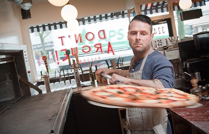  Nathaniel Geary learned how to make pizza at at Tony Gemignani’s International School of Pizza before opening Don’t Argue Pizza with his wife Anna de Courcy. File photo from 2014 by Rob Newell/The Westender - Glacier Media