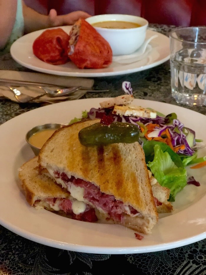  Reuben sandwich with salad at Kameleon Food 7 Drink. Photo by Lindsay William-Ross/Vancouver Is Awesome