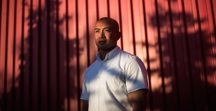  RCMP Sgt. Michael Sanchez, the officer in charge of the Surrey Gang Enforcement Team, poses for a photograph in Surrey, B.C., on Thursday May 23, 2019. THE CANADIAN PRESS/Darryl Dyck