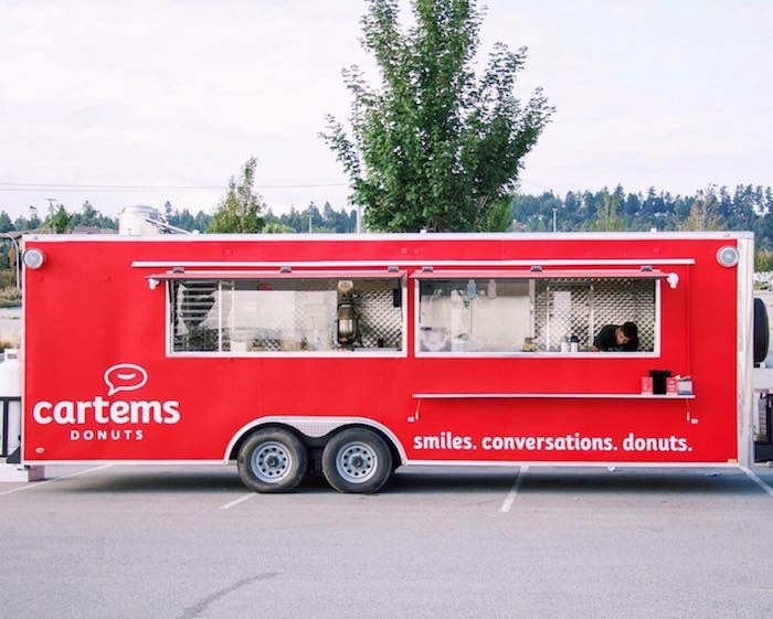  Cartems debuted their brand new food truck over the Labour Day long weekend, serving up fresh-made doughnuts at Tsawwassen Mills. 