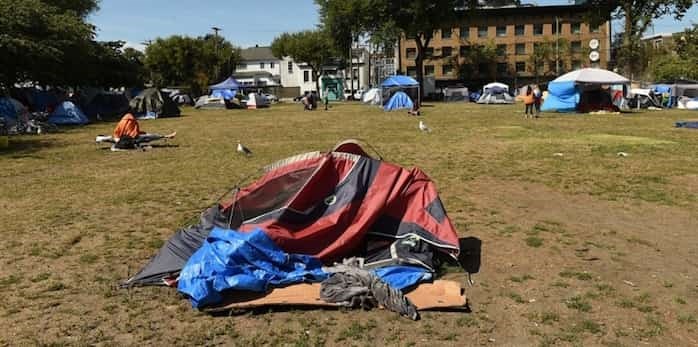  City councillor Jean Swanson says all three levels of government need to come together to make a plan that will end homelessness in Vancouver. Photo: Dan Toulgoet