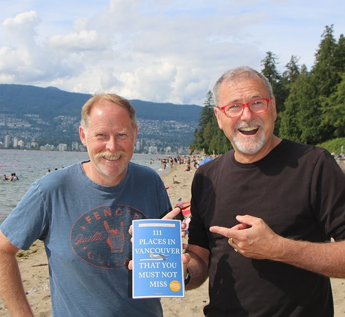  Authors of 111 Places in Vancouver That You Must Not Miss, Graeme Menzies and Dave Doroghy. Photo: Courtesy of Dave Doroghy.