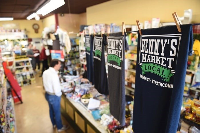  Benny’s Market remains a bustling business, selling specialized Italian goods in the heart of Strathcona. File photo Dan Toulgoet