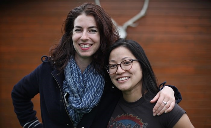  Filmmakers Cat Mills and Joella Cabalu. Photo Josephine Anderson