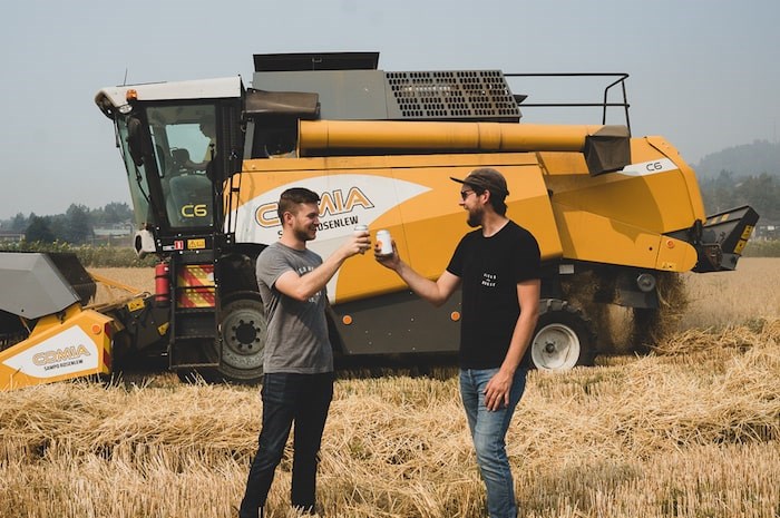  Abbotsford's Field House Brewing features local ingredients in its Farmland series of beers, including unmalted barley grown on the brewery's own farm. Photo courtesy Field House