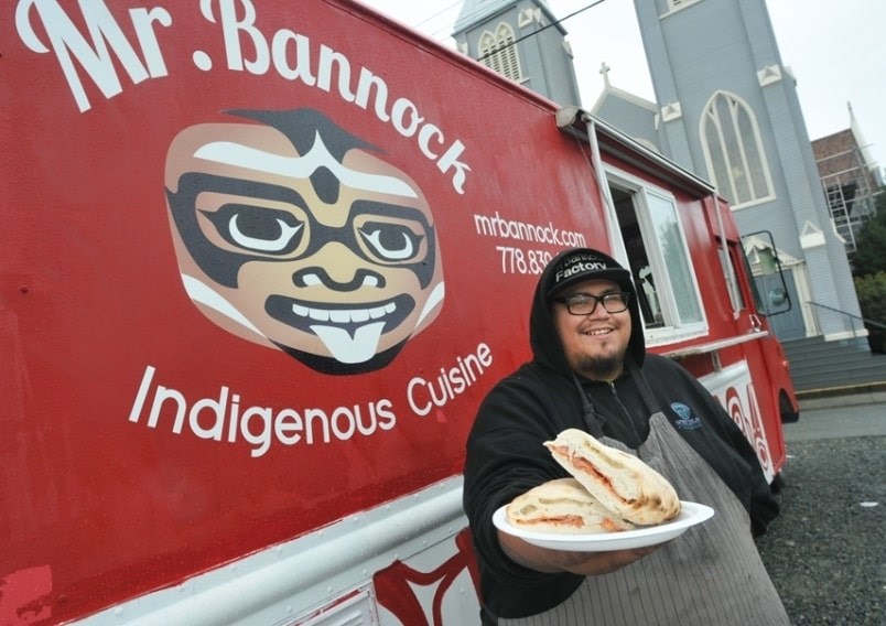  Squamish Nation member Paul Natrall awarded for his Indigenous food truck. Photo: North Shore News