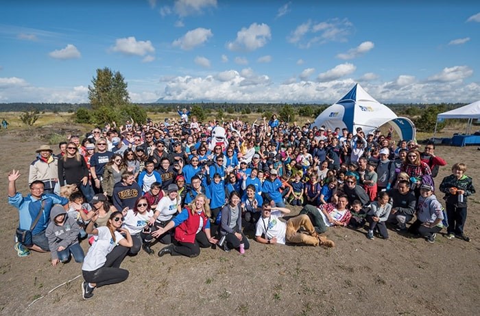  Volunteers at Iona Beach Regional Park. Photo: Great Canadian Shoreline Cleanup